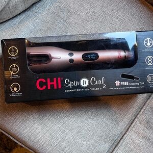 CHI Ceramic Rotating Curler - Pink
